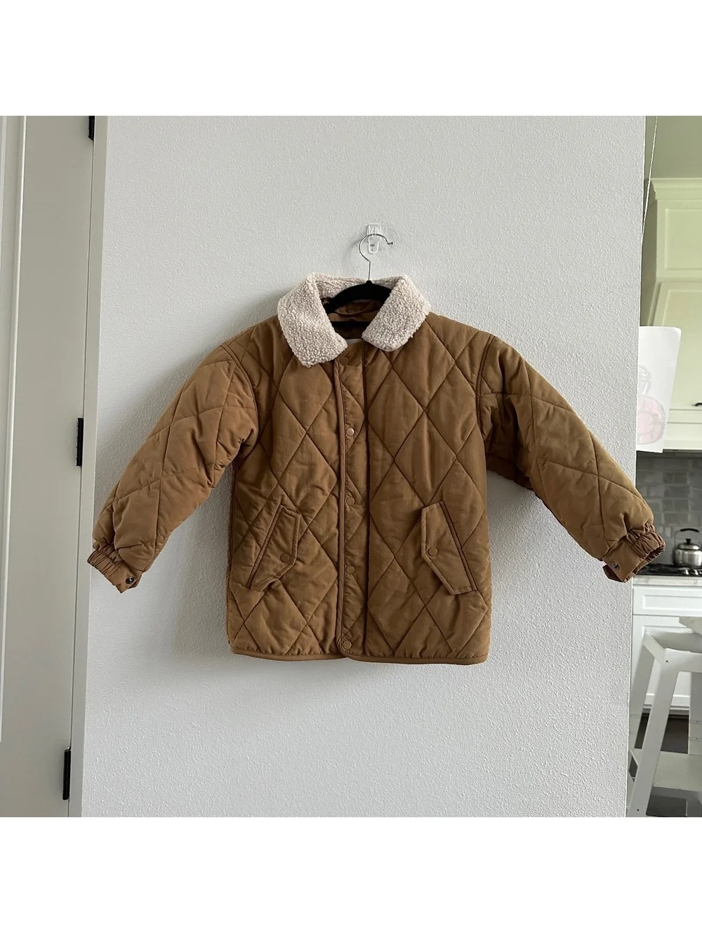 lowrys farm jacket kids brown quilted Size 3 Kids